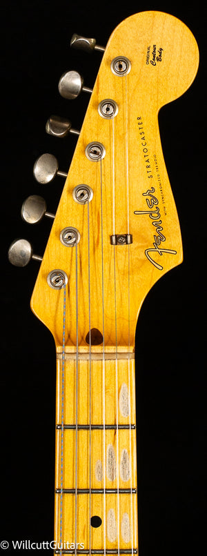 Fender Custom Shop Willcutt True '57 Stratocaster Journeyman Relic White Blonde 65 C (823)