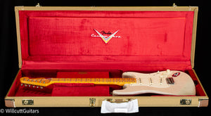Fender Custom Shop Willcutt True '57 Stratocaster Journeyman Relic White Blonde 65 C (823)