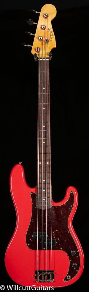 Fender Custom Shop Pino Palladino Signature Precision Bass Rosewood Fingerboard Fiesta Red over Desert Sand (406)