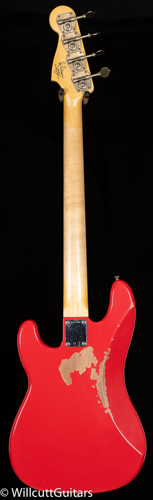 Fender Custom Shop Pino Palladino Signature Precision Bass Rosewood Fingerboard Fiesta Red over Desert Sand (406)