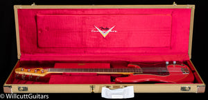 Fender Custom Shop Pino Palladino Signature Precision Bass Rosewood Fingerboard Fiesta Red over Desert Sand (406)