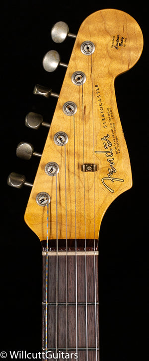 Fender Custom Shop Willcutt True '62 Stratocaster Journeyman Relic 3-Tone Sunburst 60s Oval C (503)