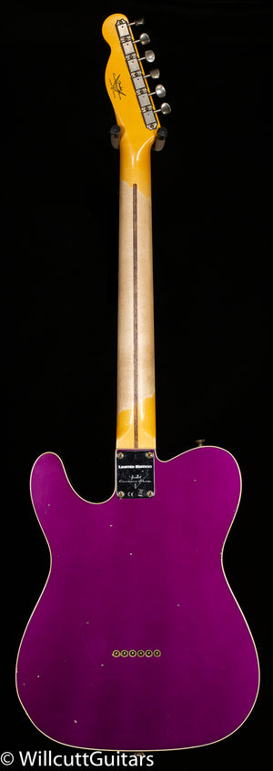 Fender Custom Shop LTD Tomatillo Telecaster Custom Journeyman Relic Faded Aged Purple Metallic (794)