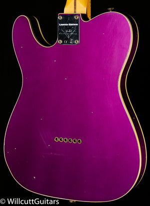 Fender Custom Shop LTD Tomatillo Telecaster Custom Journeyman Relic Faded Aged Purple Metallic (794)
