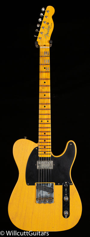 Fender Custom Shop 1953 Telecaster HS Journeyman Relic Butterscotch Blonde (072)