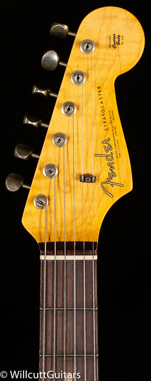 Fender Custom Shop Willcutt True '62 Stratocaster Journeyman Relic Fiesta Red 60s Oval C (896)