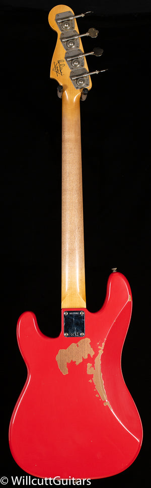 Fender Custom Shop Pino Palladino Signature Precision Bass Rosewood Fingerboard Fiesta Red over Desert Sand (996) (902)