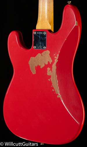 Fender Custom Shop Pino Palladino Signature Precision Bass Rosewood Fingerboard Fiesta Red over Desert Sand (996) (902)