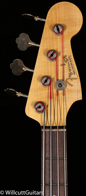 Fender Custom Shop Pino Palladino Signature Precision Bass Rosewood Fingerboard Fiesta Red over Desert Sand (996) (902)