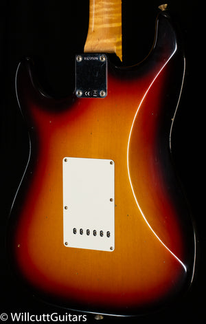 Fender Custom Shop Willcutt True '62 Stratocaster Journeyman Relic 3-Tone Sunburst Large C (970)