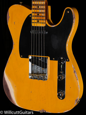Fender Custom Shop 1952 Telecaster Heavy Relic Aged Nocaster Blonde (130)