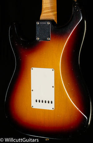 Fender Custom Shop Masterbuilt Dennis Galuzska True '62 Strat Journeyman 3-Tone Sunburst Brazilian 59 C (962)