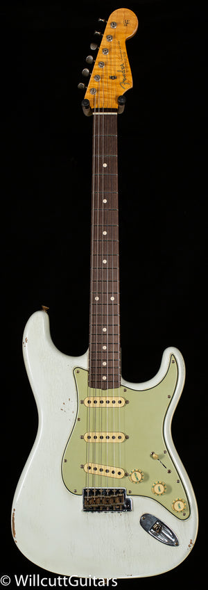 Fender Custom Shop Masterbuilt Andy Hicks True '62 Strat Journeyman Olympic White Brazilian 59 C (983)