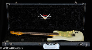 Fender Custom Shop Masterbuilt Andy Hicks True '62 Strat Journeyman Olympic White Brazilian 59 C (983)