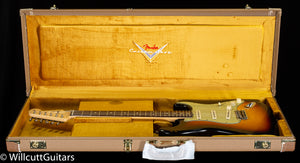 Fender Custom Shop Masterbuilt Vincent Van Trigt 1961 Strat Journeyman Brazilian 3-Tone Sunburst (038)