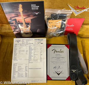 Fender Custom Shop Masterbuilt Vincent Van Trigt 1961 Strat Journeyman Brazilian 3-Tone Sunburst (038)