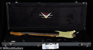 Fender Custom Shop Masterbuilt Dennis Galuzska True '62 Strat Journeyman Relic Black Brazilian 59 C (084)