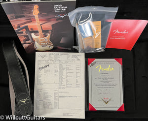 Fender Custom Shop Masterbuilt Dennis Galuzska True '62 Strat Journeyman Relic Black Brazilian 59 C (084)