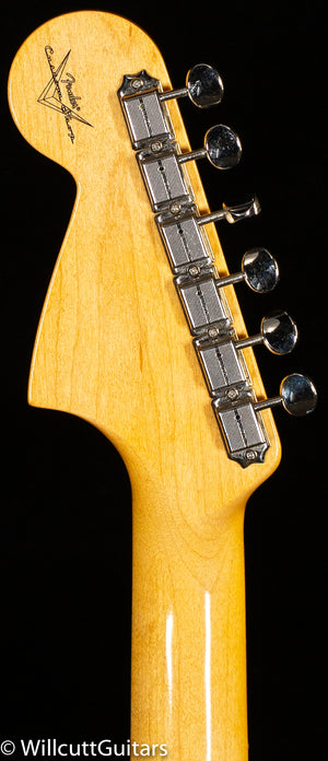 Fender Custom Shop 1962 Jaguar Time Capsule Finish Painted Head Cap Daphne Blue (137)