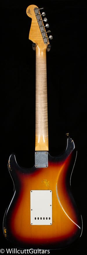 Fender Custom Shop Masterbuilt Andy Hicks True '62 Strat Journeyman Relic 3-Tone Sunburst Brazilian (366)