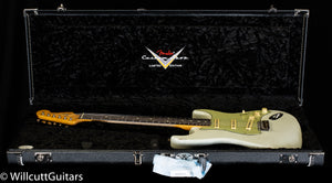 Fender Custom Shop Masterbuilt Andy Hicks True '62 Stratocaster Journeyman Relic Olympic White Brazilian 59 C (418)