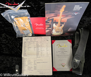 Fender Custom Shop Masterbuilt Andy Hicks True '62 Stratocaster Journeyman Relic Olympic White Brazilian 59 C (418)