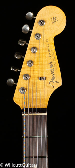 Fender Custom Shop Masterbuilt Andy Hicks True '62 Strat Journeyman Relic 3-Tone Sunburst Brazilian (432)