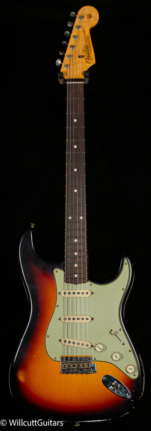 Fender Custom Shop Masterbuilt Greg Fessler True '62 Strat Journeyman Relic 3-Tone Sunburst 59 C (557)