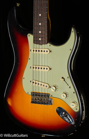 Fender Custom Shop Masterbuilt Greg Fessler True '62 Strat Journeyman Relic 3-Tone Sunburst 59 C (557)