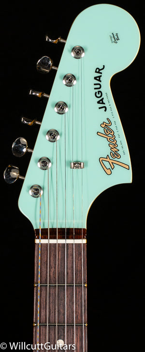 Fender Custom Shop 1962 Jaguar Time Capsule Finish Painted Head Cap Surf Green (820)