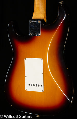 Fender Custom Shop Willcutt True '62 Stratocaster Journeyman Relic 3-Tone Sunburst 60s Oval C (018)