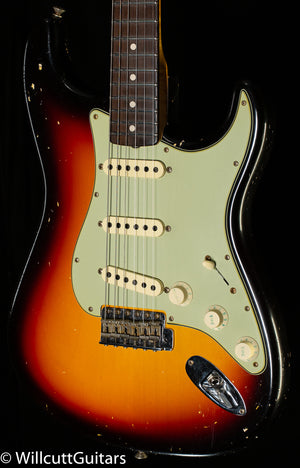 Fender Custom Shop Masterbuilt Dennis Galuzska True '62 Strat Journeyman Olympic White Brazilian 59 C (625)