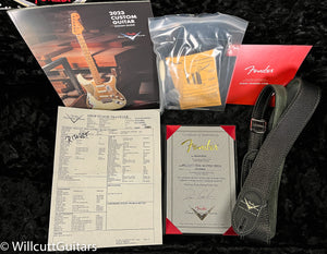 Fender Custom Shop Masterbuilt Dennis Galuzska True '62 Strat Journeyman Olympic White Brazilian 59 C (625)