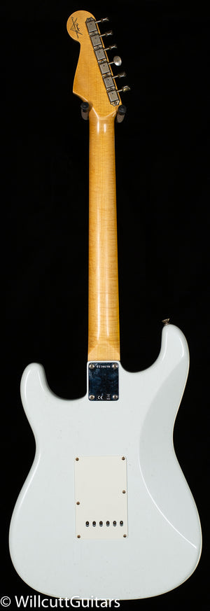 Fender Custom Shop Willcutt True '62 Stratocaster Journeyman Relic Olympic White 60s Oval C (690)
