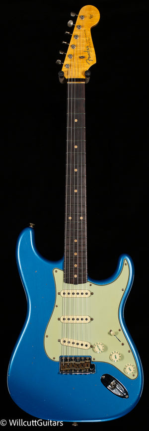Fender Custom Shop Willcutt True '62 Stratocaster Journeyman Relic Lake Placid Blue 57 V (807)