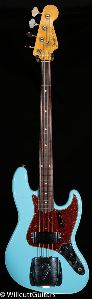 Fender Custom Shop 1964 Jazz Bass Journeyman Relic Daphne Blue (053)