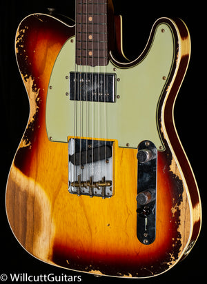 Fender Custom Shop LTD CuNiFe Telecaster Custom Heavy Relic Chocolate 3-Tone Sunburst (113)