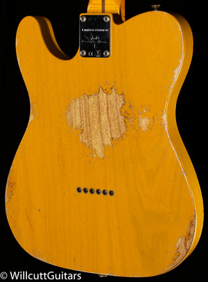 Fender Custom Shop 1953 Telecaster HS Heavy Relic Aged Butterscotch Blonde (300)