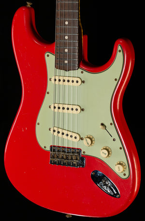 Fender Custom Shop True '62 Strat Journeyman Relic Masterbuilt Dennis Galuszka Fiesta Red Brazilian '59 C  (340)