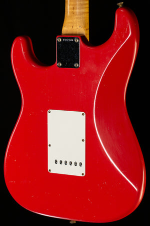 Fender Custom Shop True '62 Strat Journeyman Relic Masterbuilt Dennis Galuszka Fiesta Red Brazilian '59 C  (340)