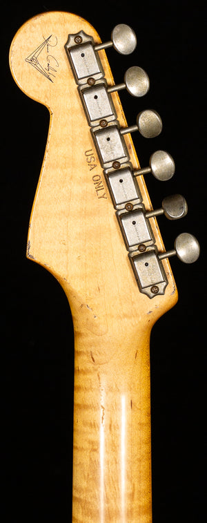 Fender Custom Shop True '62 Strat Journeyman Relic Masterbuilt Dennis Galuszka Fiesta Red Brazilian '59 C  (340)