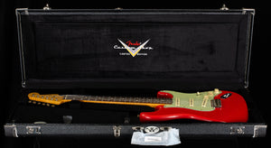 Fender Custom Shop True '62 Strat Journeyman Relic Masterbuilt Dennis Galuszka Fiesta Red Brazilian '59 C  (340)