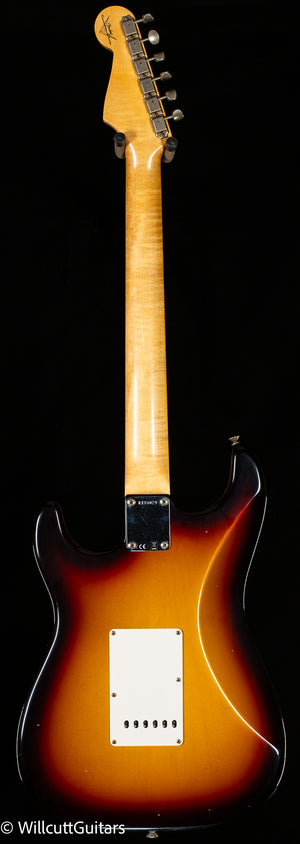 Fender Custom Shop Willcutt True '62 Stratocaster Journeyman Relic 3-Color Sunburst Large C (029)