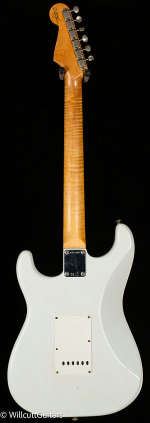 Fender Custom Shop Willcutt True '62 Stratocaster Journeyman Relic Olympic White 59 C (144)