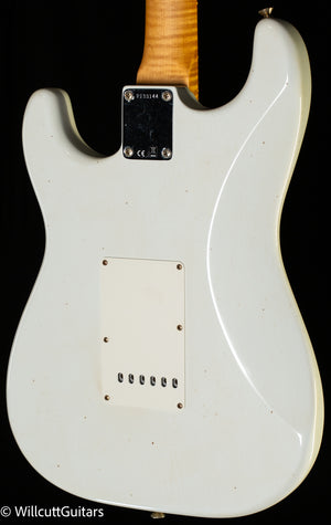 Fender Custom Shop Willcutt True '62 Stratocaster Journeyman Relic Olympic White 59 C (144)