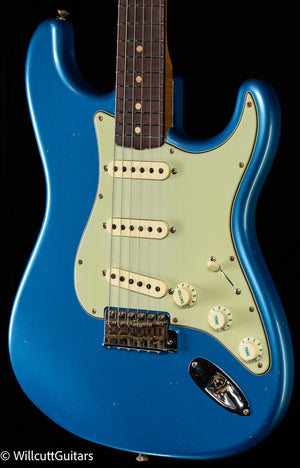 Fender Custom Shop Willcutt True '62 Stratocaster Journeyman Relic Lake Placid Blue Large C (391)