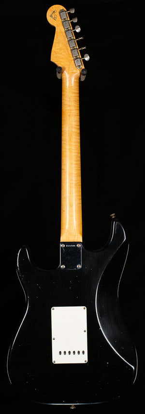 Fender Custom Shop Masterbuilt Dennis Galuzska True '62 Strat Journeyman Relic Black Brazilian 59 C (508)