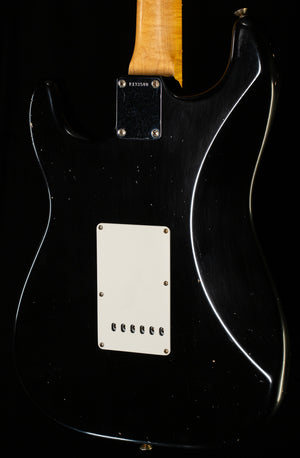 Fender Custom Shop Masterbuilt Dennis Galuzska True '62 Strat Journeyman Relic Black Brazilian 59 C (508)