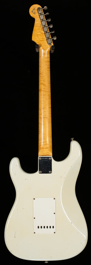 Fender Custom Shop True '62 Strat Journeyman Relic Masterbuilt Dennis Galuszka Olympic White Brazilian '59 C (873)