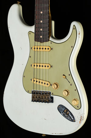 Fender Custom Shop Masterbuilt Andy Hicks True '62 Strat Journeyman Relic Olympic White Brazilian (533)